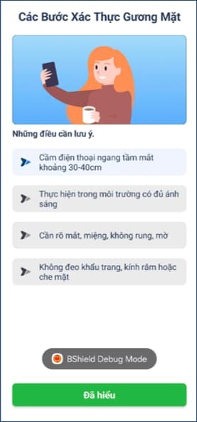 Quét khuôn mặt AI Scanning eTax Mobile